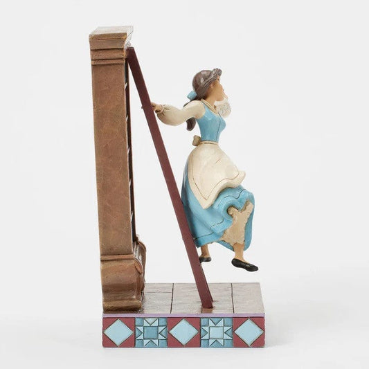 Disney Traditions A World of Books (Belle on bookcase) Figurine By Jim Shore 6016894 Disney Traditions A World of Books (Belle on bookcase) Figurine By Jim Shore 6016894