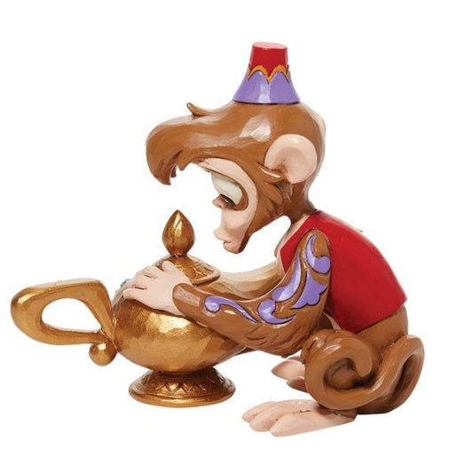 Disney Traditions Abu with Genie Lamp Figurine By Jim Shore 6010886 Disney Traditions Abu with Genie Lamp Figurine By Jim Shore 6010886