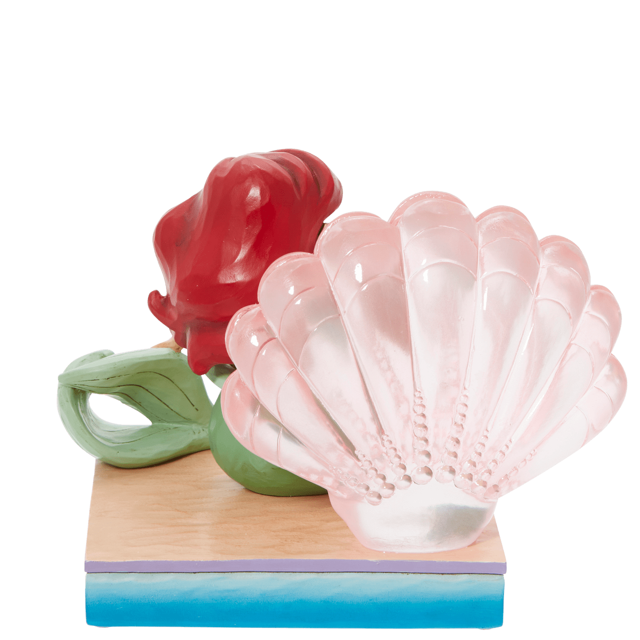 Disney Traditions Ariel with Clear Resin Shell Figurine By Jim Shore 6011923