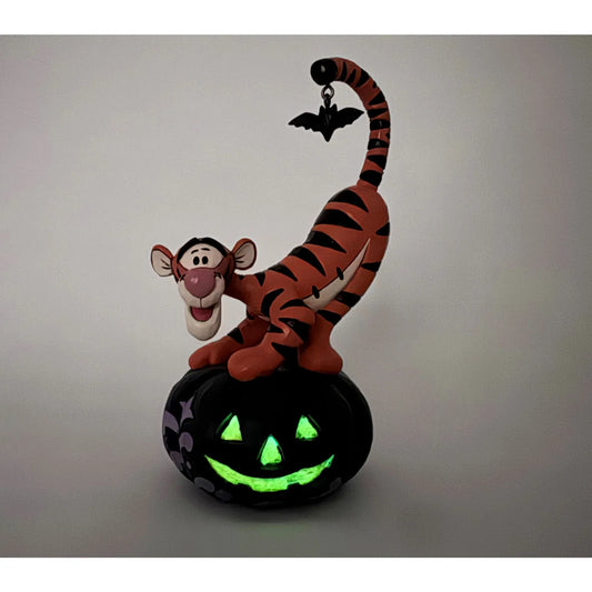 Disney Traditions Bat-tastic Fun (Tigger on Jack-O-Lantern) Figurine By Jim Shore 6017944 Disney Traditions Bat-tastic Fun (Tigger on Jack-O-Lantern) Figurine By Jim Shore 6017944