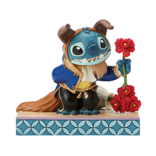 Disney Traditions Beauty and the Stitch (Stitch as Beast) Figurine By Jim Shore 6016598 Disney Traditions Beauty and the Stitch (Stitch as Beast) Figurine By Jim Shore 6016598