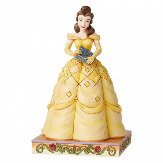 Disney Traditions Book-Smart Beauty - Belle Princess Passion Figurine 6002818 Disney Traditions Book-Smart Beauty - Belle Princess Passion Figurine 6002818