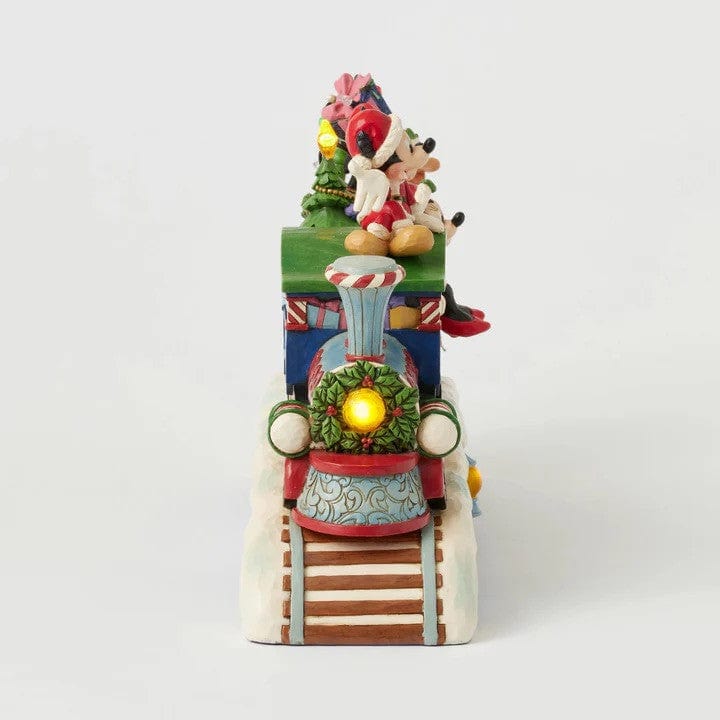 Disney Traditions Christmas Cheer On Track (Mickey & Friends LED Musical Train) Figurine By Jim Shore 6014996