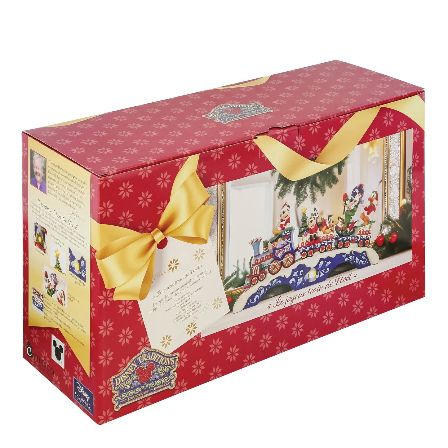 Disney Traditions Christmas Cheer On Track (Mickey & Friends LED Musical Train) Figurine By Jim Shore 6014996 Disney Traditions Christmas Cheer On Track (Mickey & Friends LED Musical Train) Figurine By Jim Shore 6014996