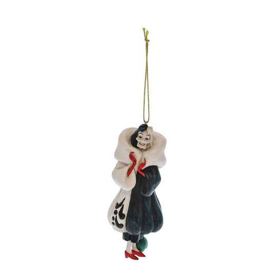 Disney Traditions Cruella Hanging Ornament By Jim Shore 6017553 Disney Traditions Cruella Hanging Ornament By Jim Shore 6017553
