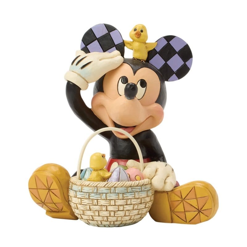 Disney Traditions Easter Surprise Mickey Easter Basket Surprise Figurine By Jim Shore
