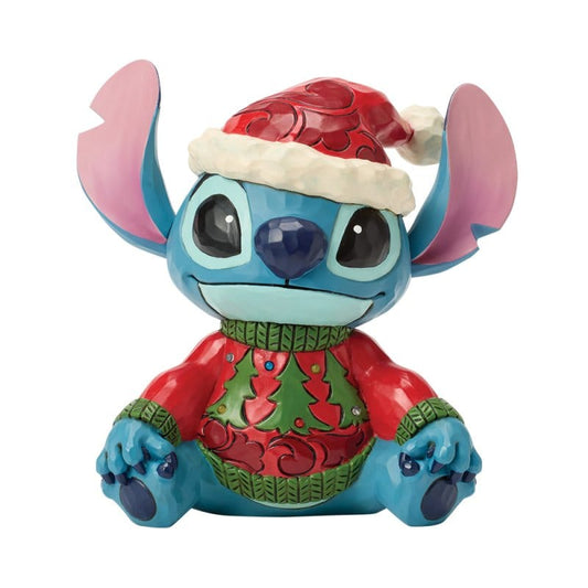Disney Traditions Feeling Jolly and a Little Naughty (Stitch Sweater LED) Figurine by Jim Shore Disney Traditions Feeling Jolly and a Little Naughty (Stitch Sweater LED) Figurine by Jim Shore