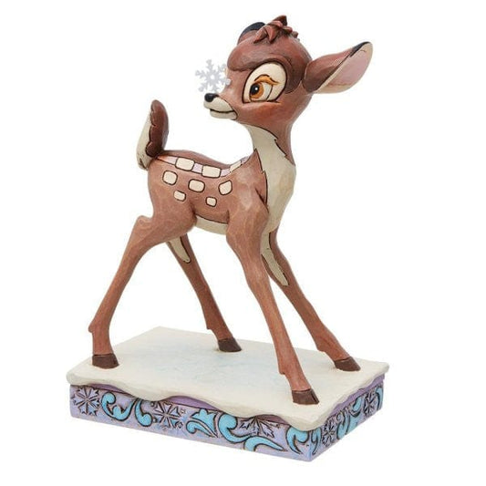 Disney Traditions Frosted Fawn Bambi Christmas Figurine by Jim Shore 6013064 Disney Traditions Frosted Fawn Bambi Christmas Figurine by Jim Shore 6013064
