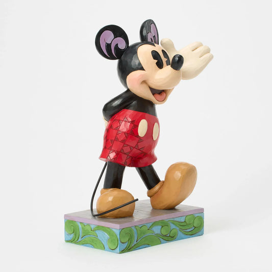 Disney Traditions Hello Pal (Big Mickey Mouse) Figurine By Jim Shore 6016901 Disney Traditions Hello Pal (Big Mickey Mouse) Figurine By Jim Shore 6016901