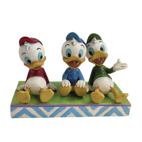 Disney Traditions Huey Dewey and Louie Figurine By Jim Shore 6011933 Disney Traditions Huey Dewey and Louie Figurine By Jim Shore 6011933