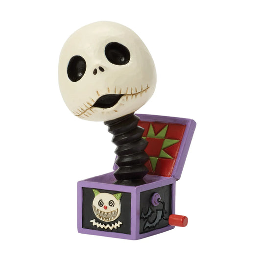 Disney Traditions Jack in the Box Mini Figurine By Jim Shore 6017936 Disney Traditions Jack in the Box Mini Figurine By Jim Shore 6017936