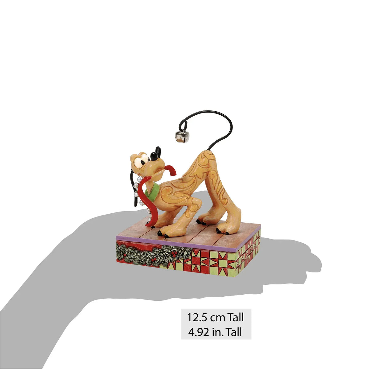 Disney Traditions Jolly Jingle Tail (Pluto with Bells) Figurine By Jim Shore 6016885 Disney Traditions Jolly Jingle Tail (Pluto with Bells) Figurine By Jim Shore 6016885