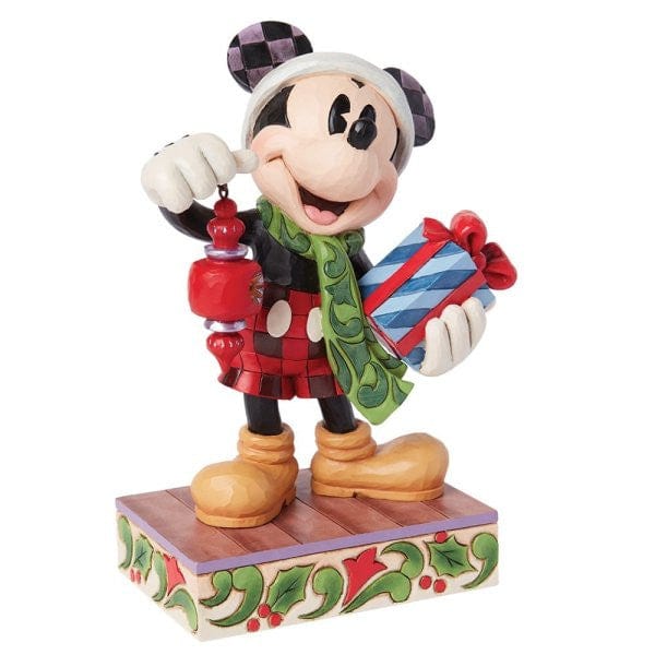 Disney Traditions Limited Edition Christmas Mickey Mouse 2024 Figurine By Jim Shore 6015737