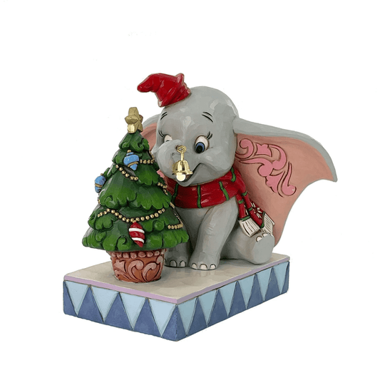 Disney Traditions Merry Moments (Dumbo with Christmas Tree) Figurine By Jim Shore 6016889 Disney Traditions Merry Moments (Dumbo with Christmas Tree) Figurine By Jim Shore 6016889