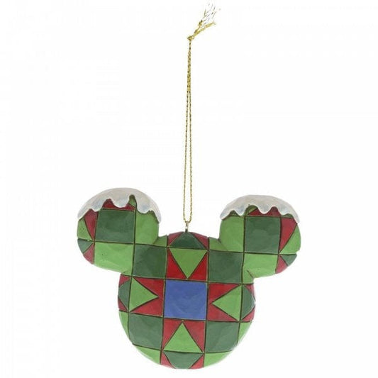 Disney Traditions Mickey Mouse Head Hanging Ornament Set A29543 Disney Traditions Mickey Mouse Head Hanging Ornament Set A29543
