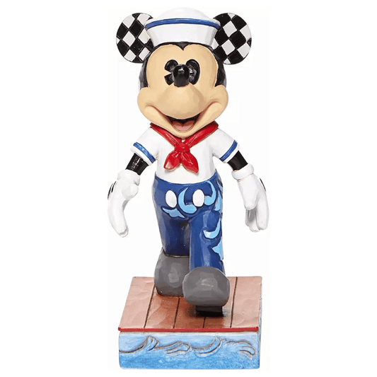 Disney Traditions Mickey Mouse Snazzy Sailor Personality Pose Figurine by Jim Shore Disney Traditions Mickey Mouse Snazzy Sailor Personality Pose Figurine by Jim Shore