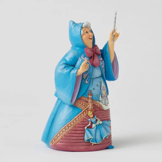 Disney Traditions Midnight Magic (Cinderella Fairy Godmother) Figurine By Jim Shore 6016898 Disney Traditions Midnight Magic (Cinderella Fairy Godmother) Figurine By Jim Shore 6016898