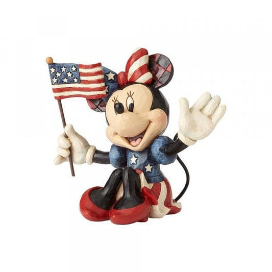 Disney Traditions Minnie Patriotic Mini Figurine 4056744 Disney Traditions Minnie Patriotic Mini Figurine 4056744