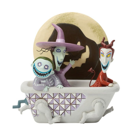 Disney Traditions Mischief Makers (Lock, Shock and Barrel with Oogie) Figurine By Jim Shore 6017935 Disney Traditions Mischief Makers (Lock, Shock and Barrel with Oogie) Figurine By Jim Shore 6017935