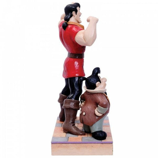 Disney Traditions Muscle-Bound Menace - Gaston and Lefou Figurine 6005969 Disney Traditions Muscle-Bound Menace - Gaston and Lefou Figurine 6005969