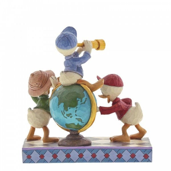 Disney Traditions Navigating Nephews - Huey, Dewie and Louie Figurine 6001286 Disney Traditions Navigating Nephews - Huey, Dewie and Louie Figurine 6001286