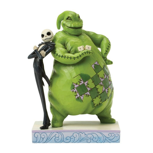 Disney Traditions One More Roll (Jack and Oogie Boogie) Figurine By Jim Shore 6017934 Disney Traditions One More Roll (Jack and Oogie Boogie) Figurine By Jim Shore 6017934