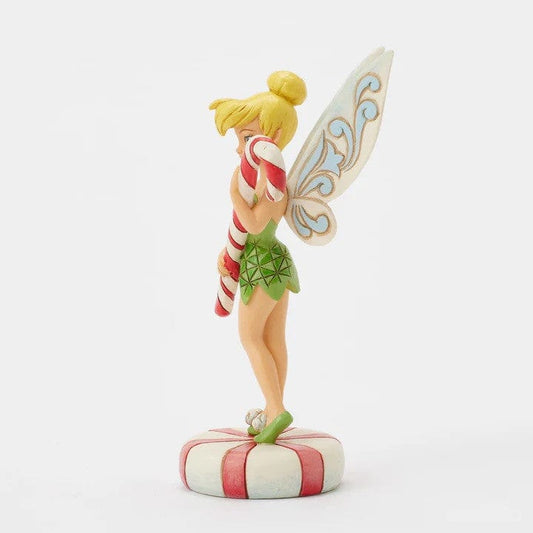 Disney Traditions Peppermint Pixie (Tinker Bell Candy Cane) Figurine By Jim Shore 6016887 Disney Traditions Peppermint Pixie (Tinker Bell Candy Cane) Figurine By Jim Shore 6016887