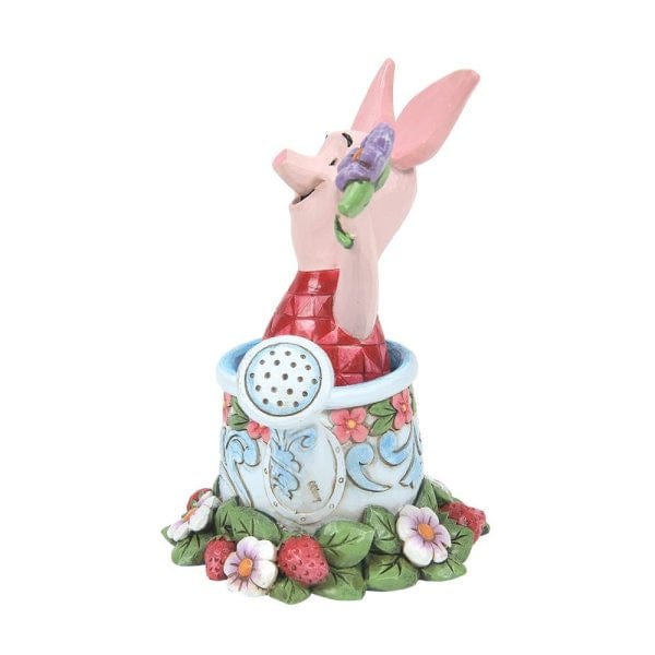 Disney Traditions Piglet in Watering Can Figurine 6014320 Disney Traditions Piglet in Watering Can Figurine 6014320