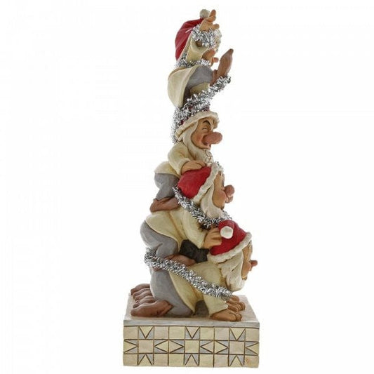 Disney Traditions Precarious Pyramid - Seven Dwarfs Figurine 6000942 Disney Traditions Precarious Pyramid - Seven Dwarfs Figurine 6000942