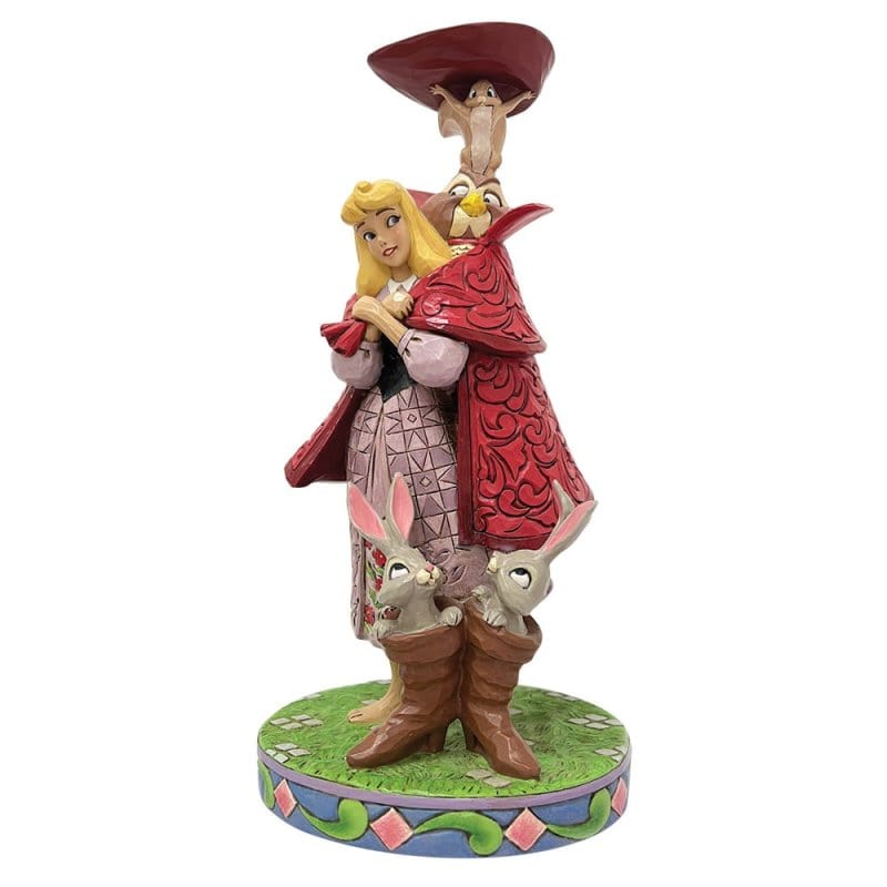 Disney Traditions Princess of the Woods Aurora with Animals Figurine By Jim Shore