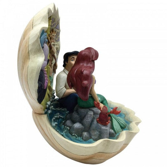 Disney Traditions Seashell Scenario - The Little Mermaid Shell Scene Figurine 6005956 Disney Traditions Seashell Scenario - The Little Mermaid Shell Scene Figurine 6005956