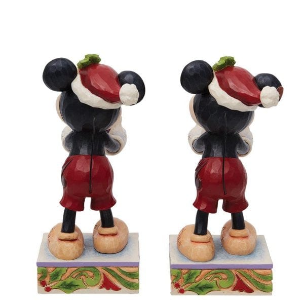 Disney Traditions Secret Santa Mickey Mouse With Gift Christmas Figurine by Jim Shore 6013060 Disney Traditions Secret Santa Mickey Mouse With Gift Christmas Figurine by Jim Shore 6013060