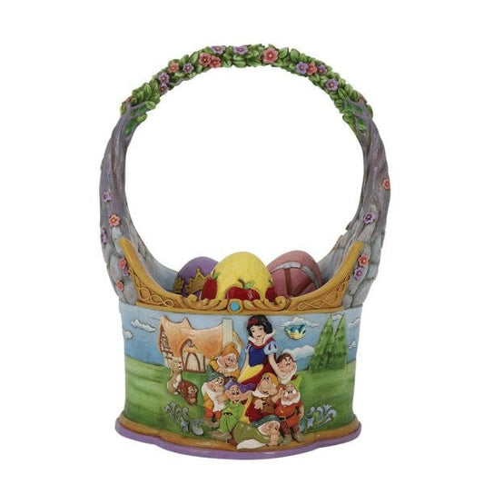Disney Traditions Snow White Basket Figurine By Jim Shore 6010105 Disney Traditions Snow White Basket Figurine By Jim Shore 6010105
