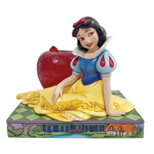 Disney Traditions Snow White with Apple Figurine By Jim Shore 6010098 Disney Traditions Snow White with Apple Figurine By Jim Shore 6010098
