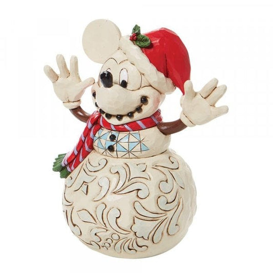 Disney Traditions Snowy Smiles - Mickey Mouse Snowman Figurine 6008976 Disney Traditions Snowy Smiles - Mickey Mouse Snowman Figurine 6008976