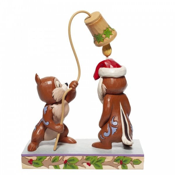 Disney Traditions Snuff Said - Christmas Chip 'n Dale Figurine 6007070