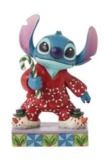 Disney Traditions Stitch in Christmas PJs Figurine by Jim Shore 6015008 Disney Traditions Stitch in Christmas PJs Figurine by Jim Shore 6015008
