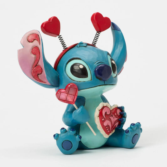 Disney Traditions Sucker For Love Stitch Valentines Figurine By Jim Shore Disney Traditions Sucker For Love Stitch Valentines Figurine By Jim Shore