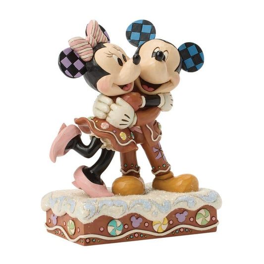 Disney Traditions Sugarcoated Sweethearts (Mickey and Minnie Gingerbread) Figurine By Jim Shore 6018705 Disney Traditions Sugarcoated Sweethearts (Mickey and Minnie Gingerbread) Figurine By Jim Shore 6018705