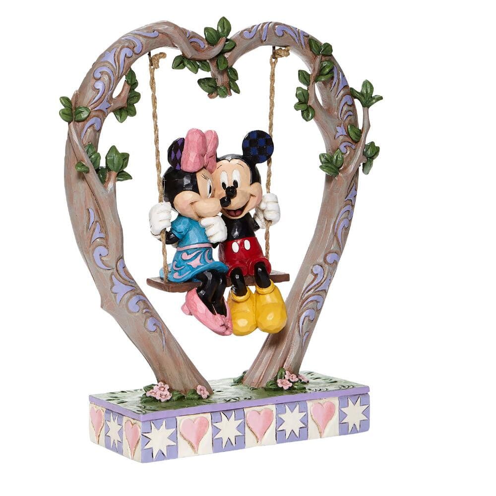 Disney Traditions Sweethearts in Swing (Mickey & Minnie on Swing) Figurine By Jim Shore 6008328