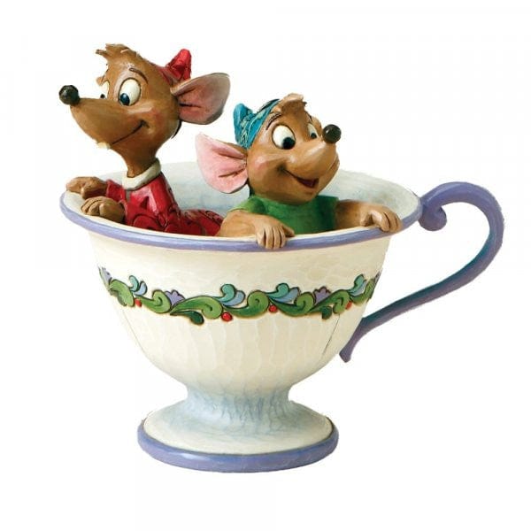 Disney Traditions Tea For Two - Jaq & Gus Figurine 4016557