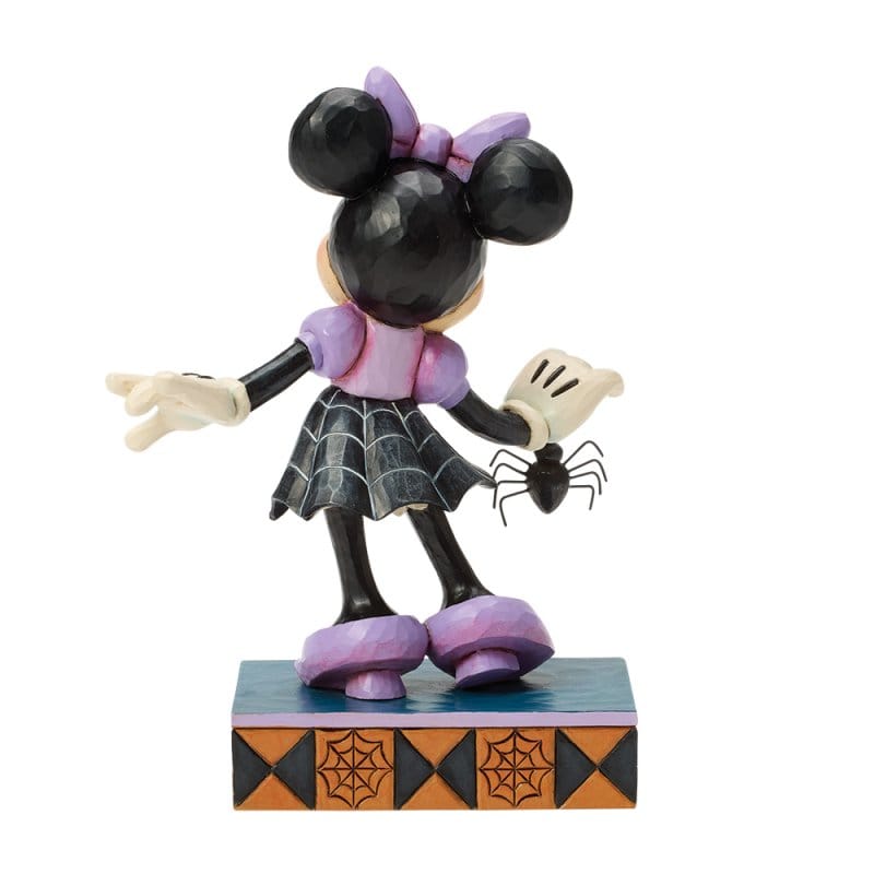 Disney Traditions Web-tastic Halloween (Minnie in Spider Dress) Figurine By Jim Shore 6017939