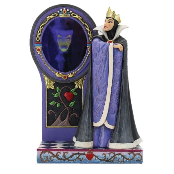 Disney Traditions Who's The Fairest One of All Evil Queen with Mirror Figurine by Jim Shore 6013067
