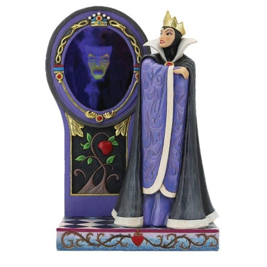 Disney Traditions Who's The Fairest One of All Evil Queen with Mirror Figurine by Jim Shore 6013067 Disney Traditions Who's The Fairest One of All Evil Queen with Mirror Figurine by Jim Shore 6013067