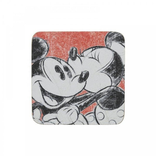 Disney True Love Mickey & Minnie Mouse Coaster Set of 4 A31832 Disney True Love Mickey & Minnie Mouse Coaster Set of 4 A31832
