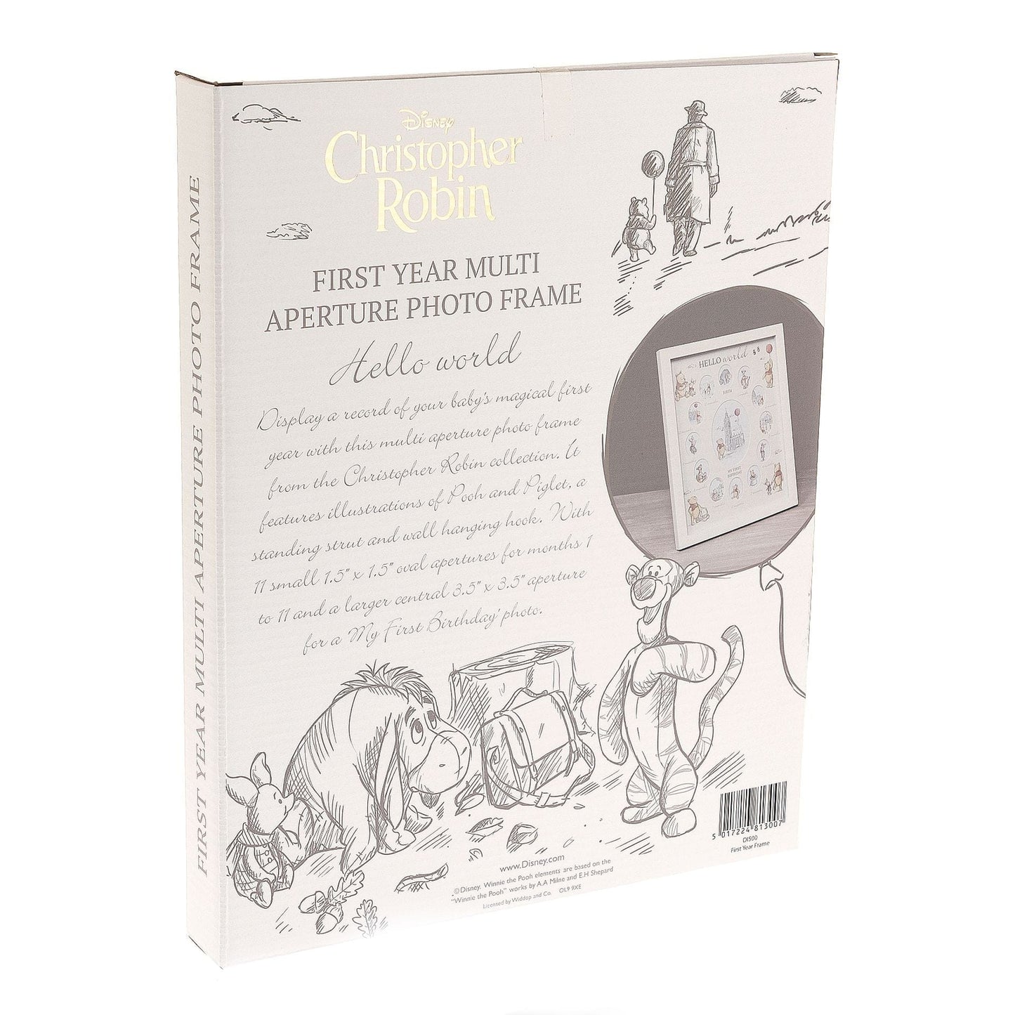 Disney Winnie The Pooh Christopher Robin First Year Multi Aperture Frame Disney Winnie The Pooh Christopher Robin First Year Multi Aperture Frame
