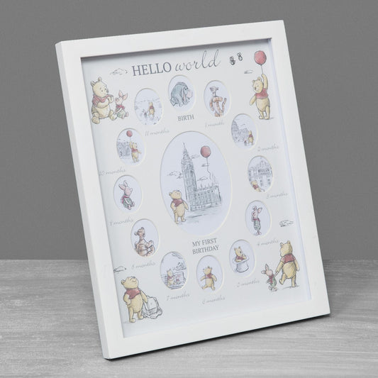 Disney Winnie The Pooh Christopher Robin First Year Multi Aperture Frame Disney Winnie The Pooh Christopher Robin First Year Multi Aperture Frame