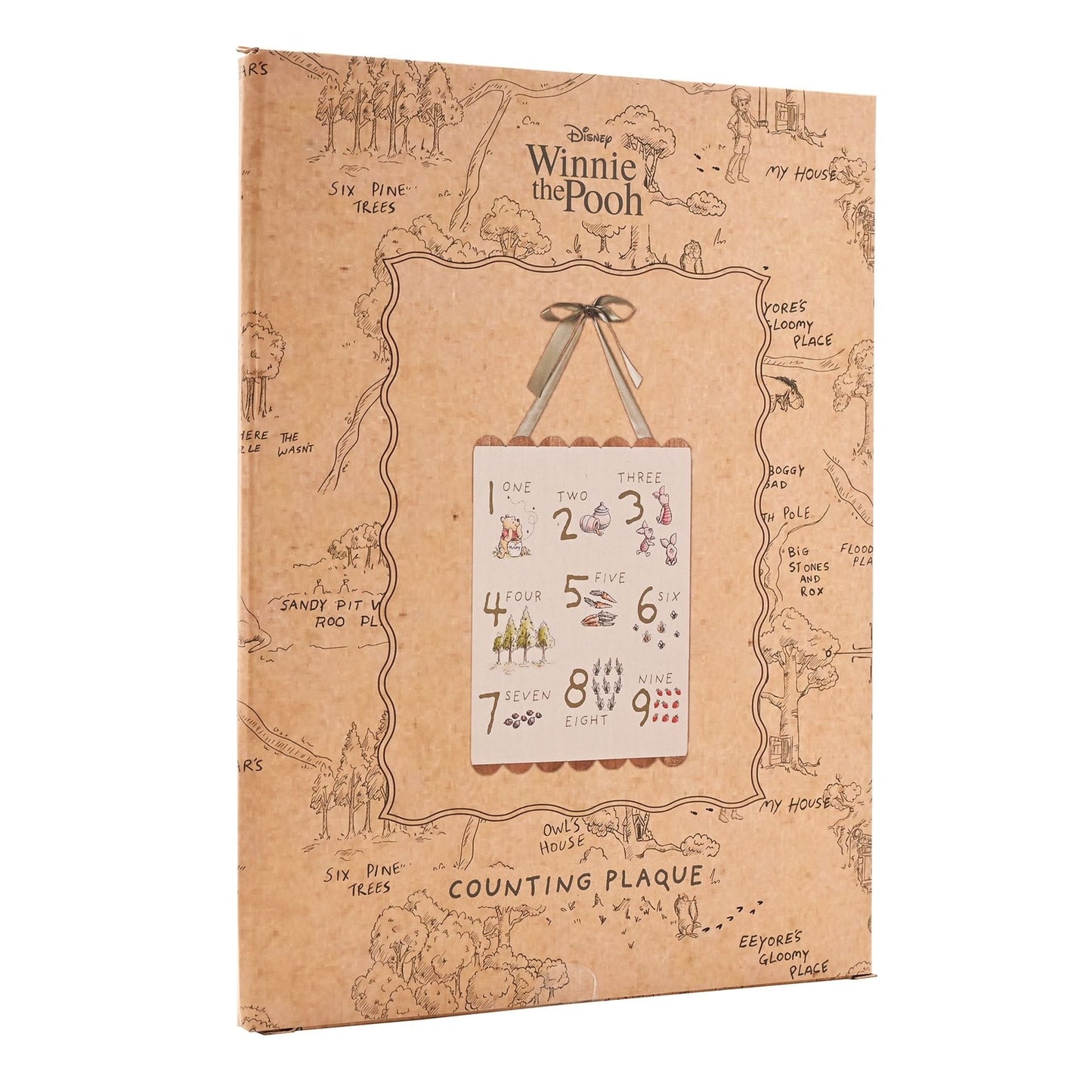 Disney Winnie The Pooh Counting Plaque Disney Winnie The Pooh Counting Plaque