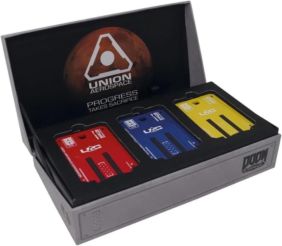 Doom Limited Edition UAC keycard Replica Collection
