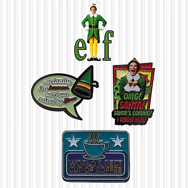 ELF Limited Edition Triple Pin Badge Set ELF Limited Edition Triple Pin Badge Set